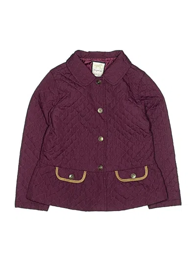 Pre-owned Assorted Brands Kids' Jacket In Burgundy