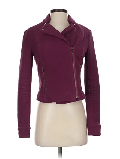 Pre-owned Assorted Brands Jacket In Burgundy