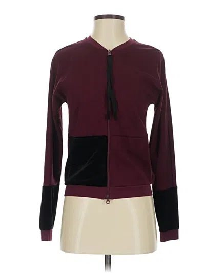 Pre-owned Assorted Brands Jacket In Burgundy