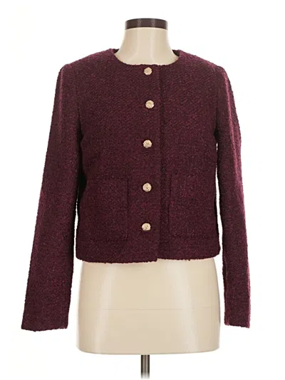 Pre-owned Assorted Brands Jacket In Burgundy