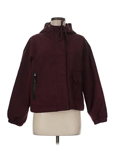 Pre-owned Assorted Brands Jacket In Burgundy