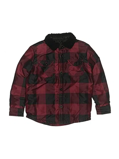 Pre-owned Assorted Brands Kids' Jacket In Burgundy