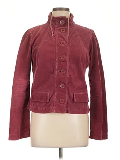 Pre-owned Assorted Brands Jacket In Burgundy