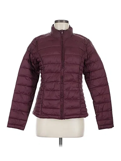 Pre-owned Assorted Brands Jacket In Burgundy