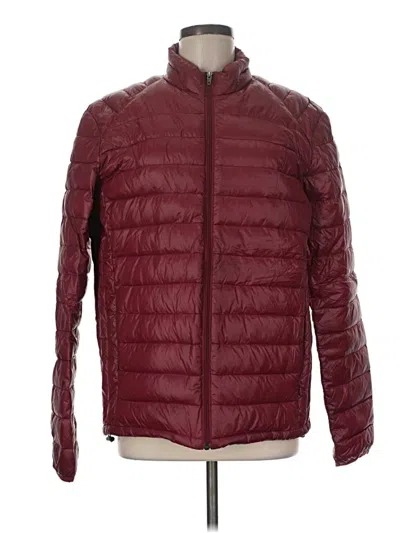 Pre-owned Assorted Brands Jacket In Burgundy