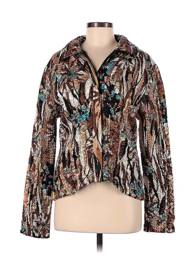 Pre-owned Assorted Brands Jacket In Gold