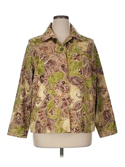 Pre-owned Assorted Brands Jacket In Gold