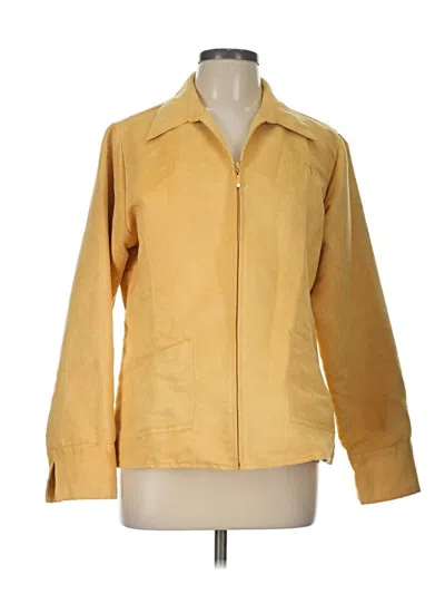 Pre-owned Assorted Brands Jacket In Gold