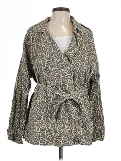 Pre-owned Assorted Brands Jacket In Gold