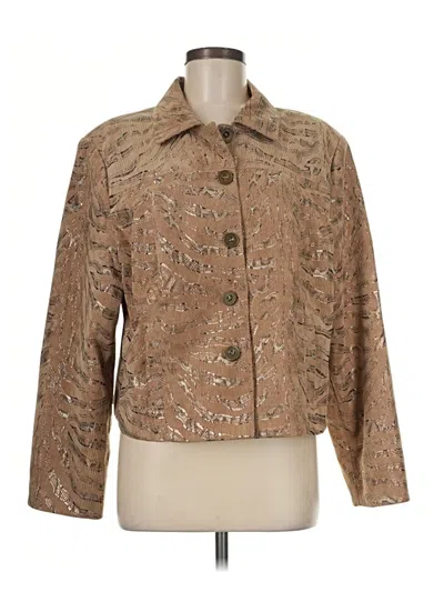 Pre-owned Assorted Brands Jacket In Gold