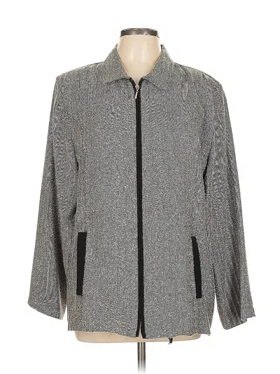 Pre-owned Assorted Brands Jacket In Gray