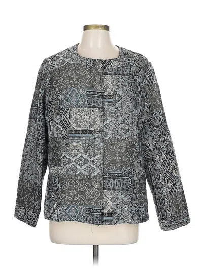 Pre-owned Assorted Brands Jacket In Gray