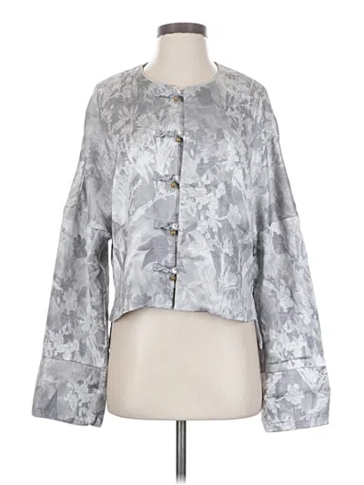 Pre-owned Assorted Brands Jacket In Gray