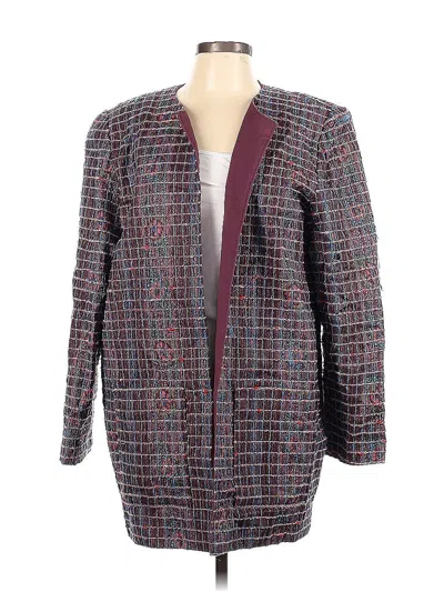 Pre-owned Assorted Brands Jacket In Gray
