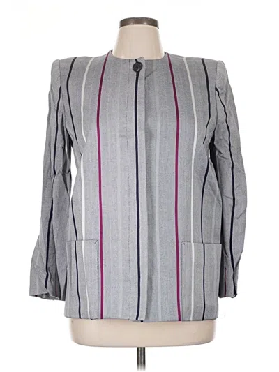 Pre-owned Assorted Brands Jacket In Gray