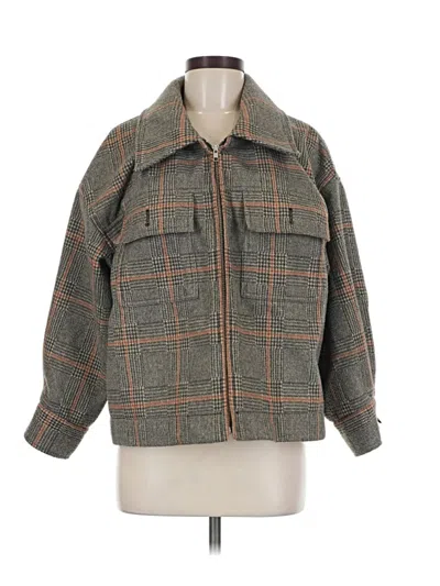 Pre-owned Assorted Brands Jacket In Gray