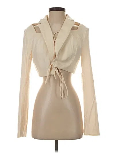 Pre-owned Assorted Brands Jacket In Ivory