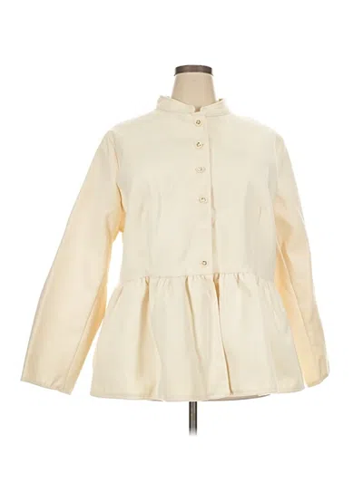 Pre-owned Assorted Brands Jacket In Ivory