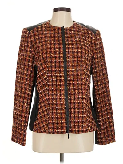 Pre-owned Assorted Brands Jacket In Orange