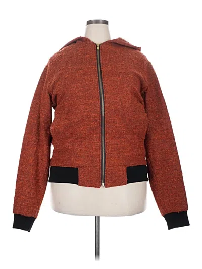 Pre-owned Assorted Brands Jacket In Orange