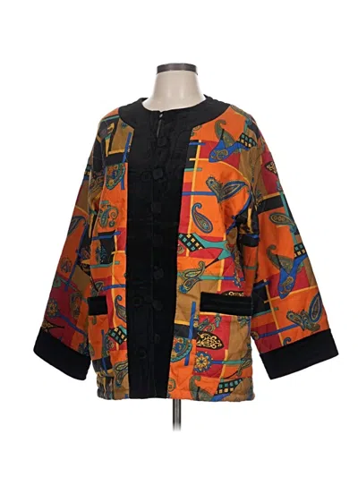 Pre-owned Assorted Brands Jacket In Orange