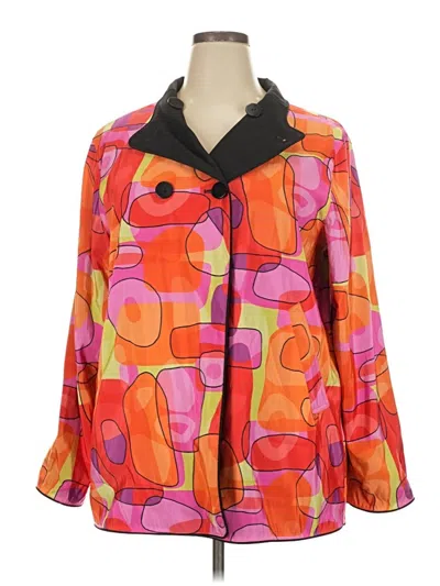 Pre-owned Assorted Brands Jacket In Orange