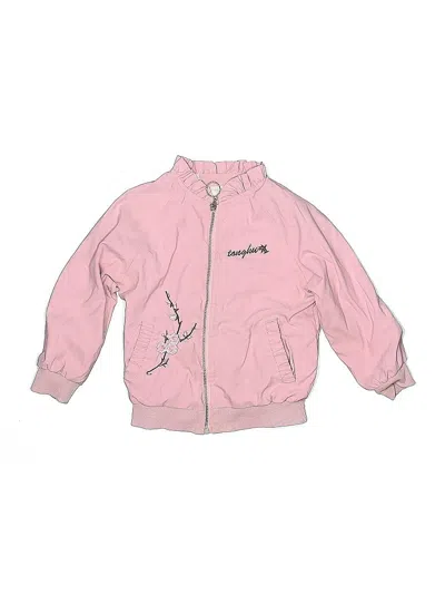 Pre-owned Assorted Brands Kids' Jacket In Pink