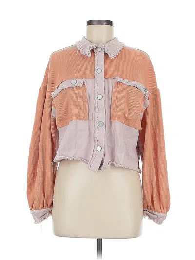 Pre-owned Assorted Brands Jacket In Pink