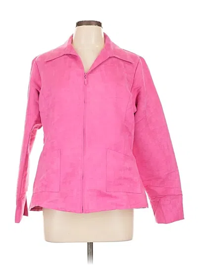 Pre-owned Assorted Brands Jacket In Pink
