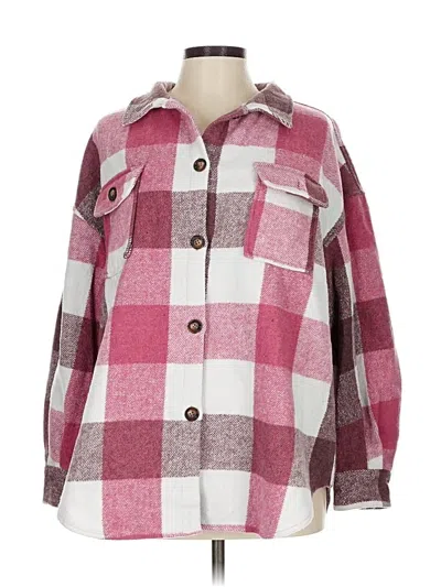 Pre-owned Assorted Brands Jacket In Pink