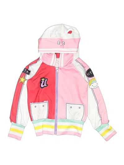 Pre-owned Assorted Brands Kids' Jacket In Pink