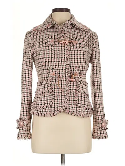 Pre-owned Assorted Brands Jacket In Pink