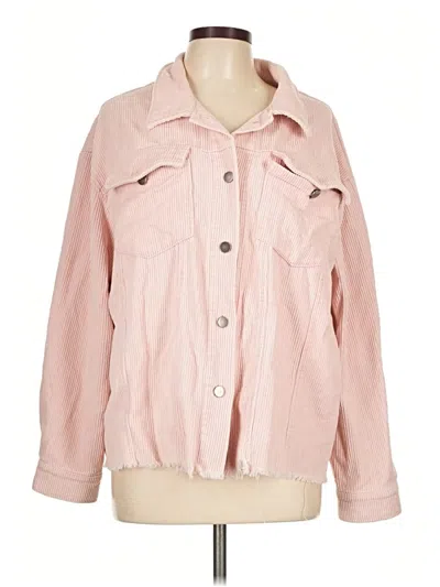Pre-owned Assorted Brands Jacket In Pink