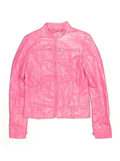 Pre-owned Assorted Brands Kids' Jacket In Pink