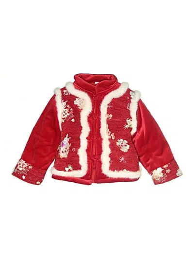 Pre-owned Assorted Brands Kids' Jacket In Red