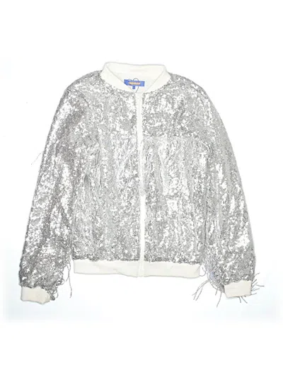 Pre-owned Assorted Brands Kids' Jacket In Silver
