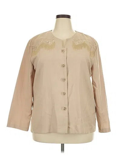 Pre-owned Assorted Brands Jacket In Tan