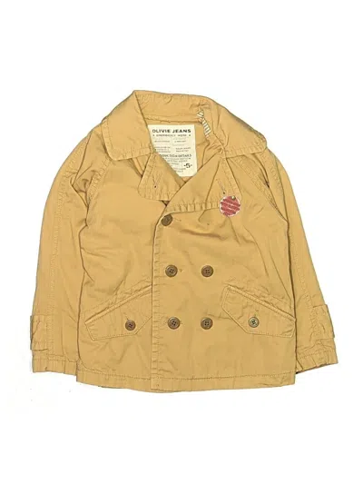 Pre-owned Assorted Brands Kids' Jacket In Tan