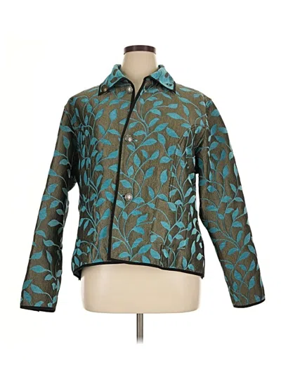 Pre-owned Assorted Brands Jacket In Teal