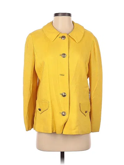 Pre-owned Assorted Brands Jacket In Yellow