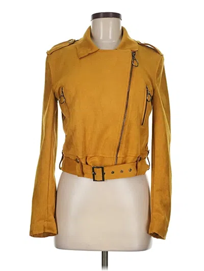 Pre-owned Assorted Brands Jacket In Yellow