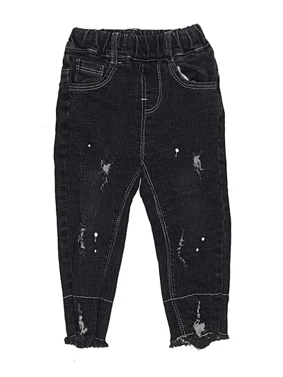 Pre-owned Assorted Brands Kids' Jeans In Black