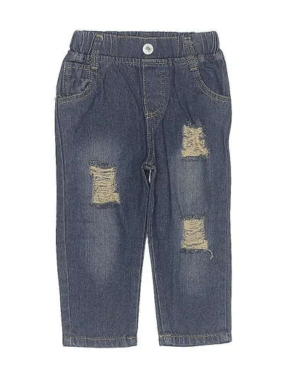Pre-owned Assorted Brands Kids' Jeans In Blue