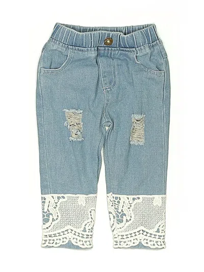 Pre-owned Assorted Brands Kids' Jeans In Blue