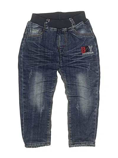 Pre-owned Assorted Brands Kids' Jeans In Blue