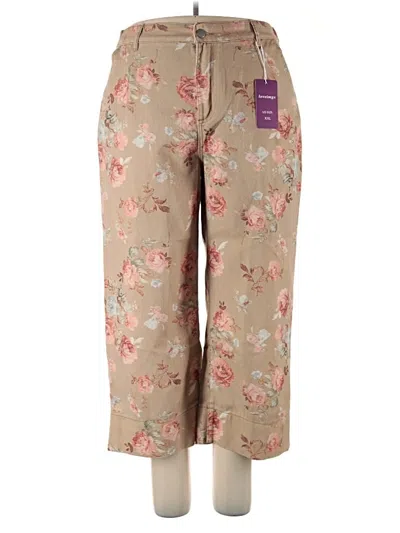 Assorted Brands Jeans In Brown