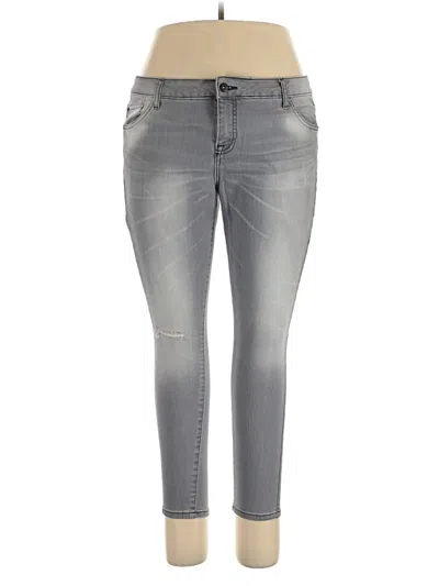 Pre-owned Assorted Brands Jeans In Gray