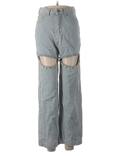 Pre-owned Assorted Brands Jeans In Gray