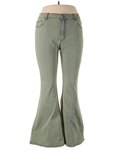 Pre-owned Assorted Brands Jeans In Green