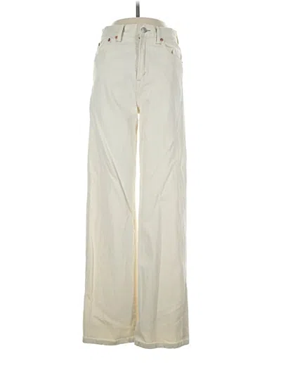 Pre-owned Assorted Brands Jeans In Ivory